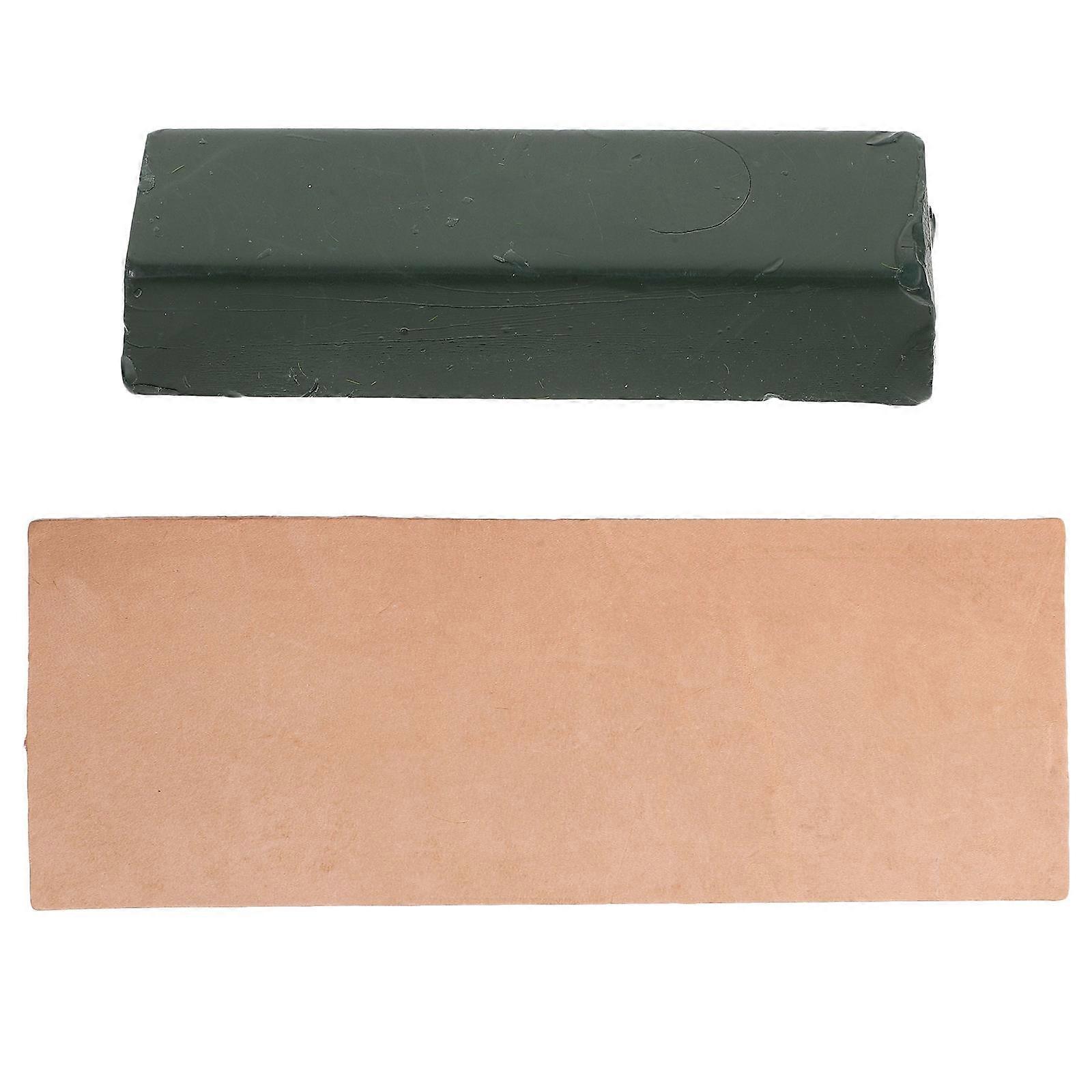 Sharpening Set Polishing Compound for with Stropping Block 2Pcs