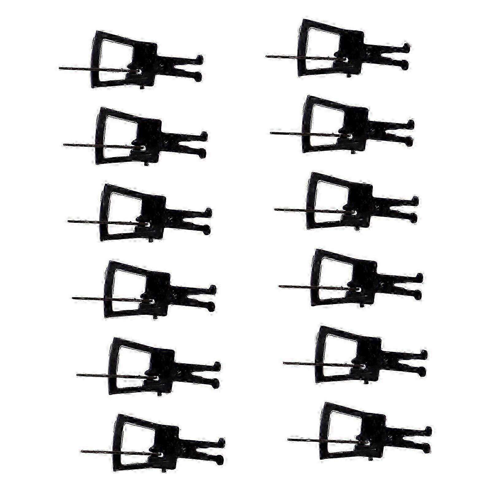 12Pcs Model Trains HO Scale Coupler Hooks Replace Train Accessories for 1:87