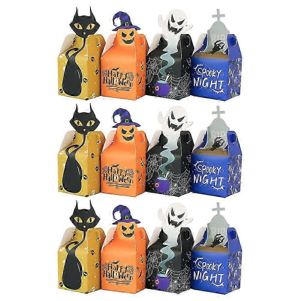 Funny Halloween Candy Boxes Candy Storage Containers for Storage 36Pcs