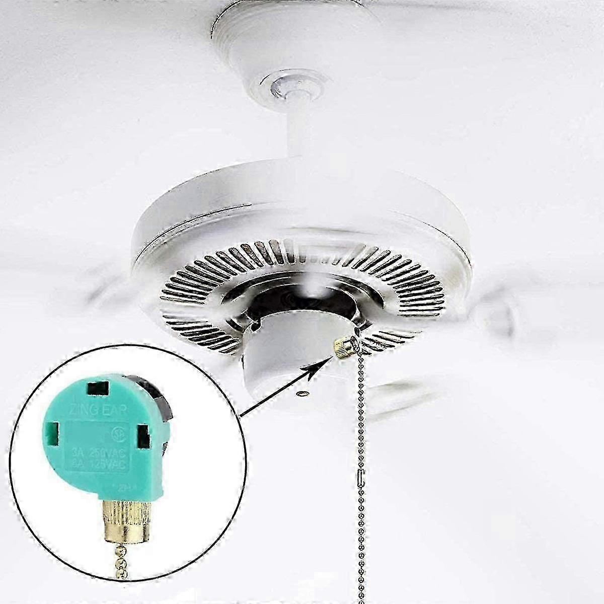 Pull chain switch replacement ZE-268S6 for ceiling fans 3 speed