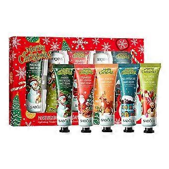 Julset för händer och kropp med niacinamid för djup återfuktning och mild exfoliering, begränsad förpackning för julen