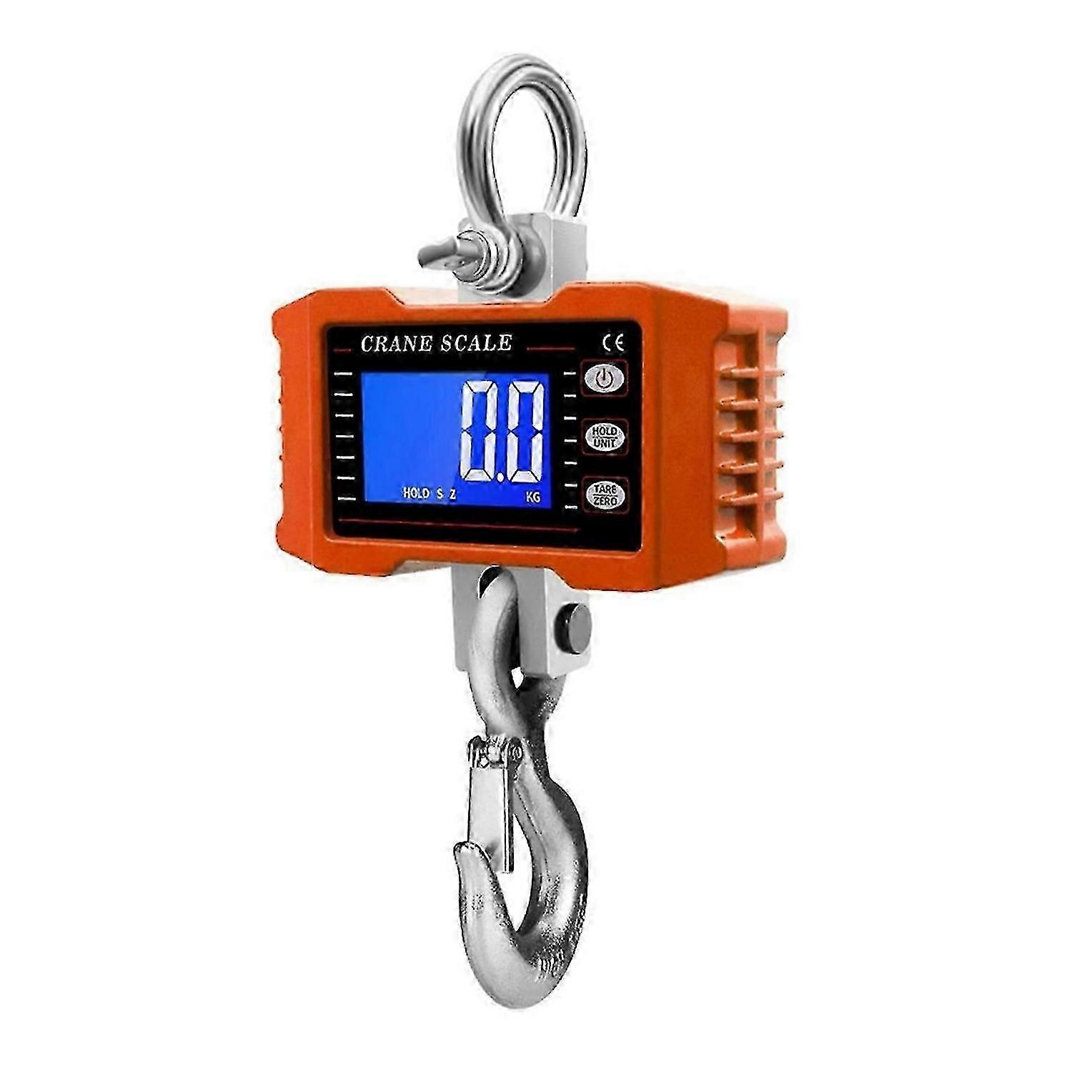 Digital Crane Scale 1000Kg Digital Hanging Scale-Orange