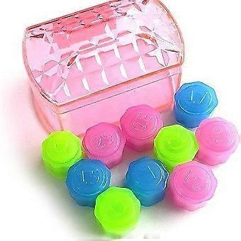 Gonggi Konggi Nori 10pcs Set - Colorful Korean Traditional Game Stones for Kids & Family Fun