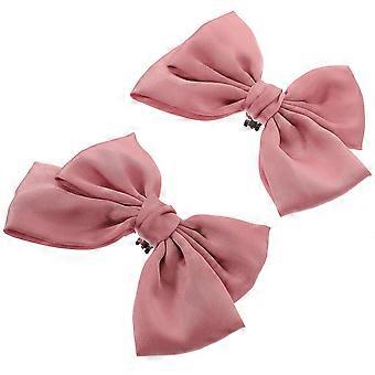 1 Pair Bride Shoe Clips Bow Shoe Decorations Wedding Bridal High Heel Accessories
