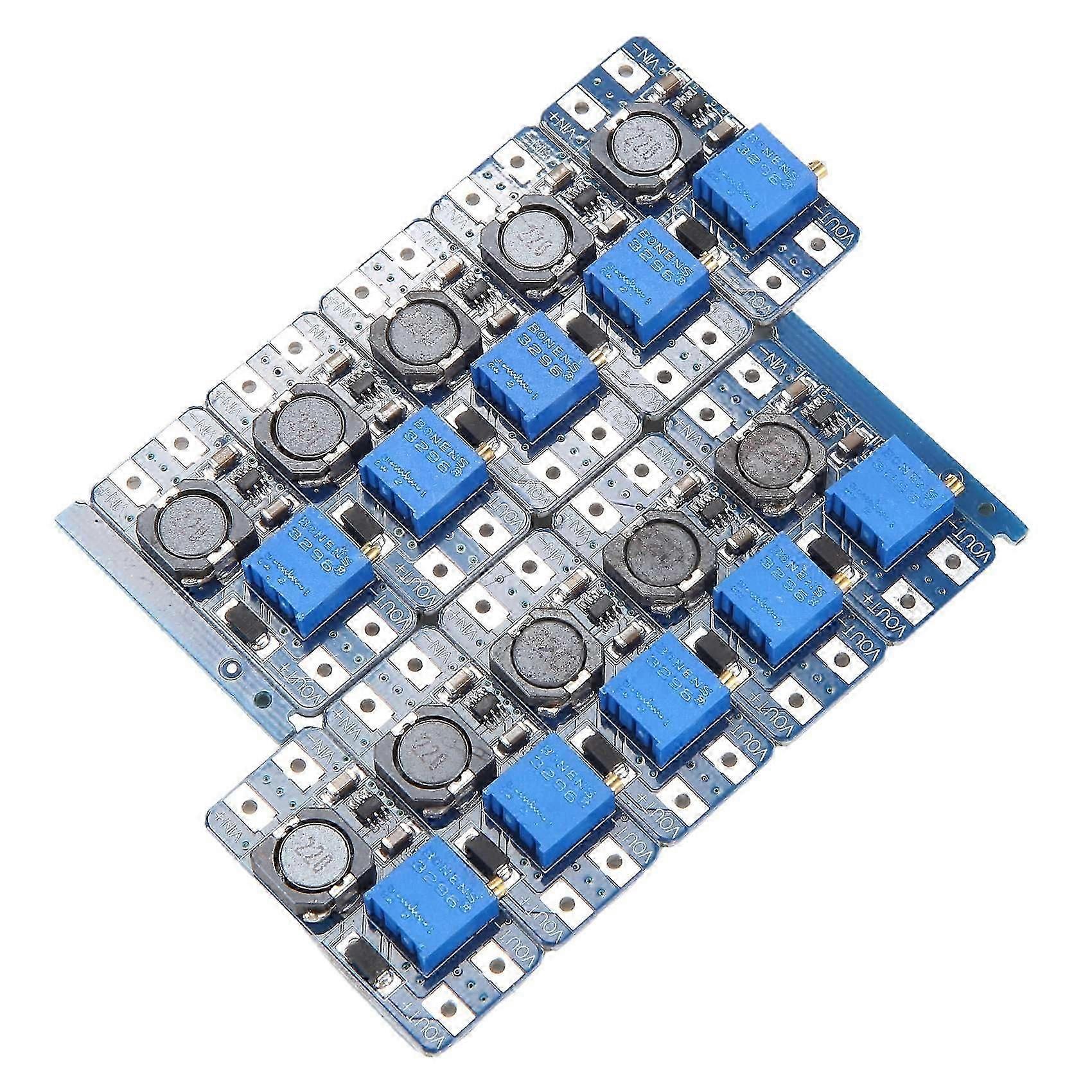 10Pcs DC-DC Boost Module 2A Boost Board Input 3V/5V to Boost 5V/9V/12V/24V Adjustable Multi-Function Convenient Module