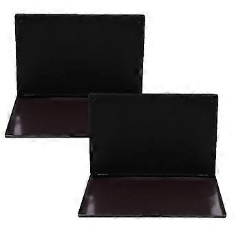 2pcs Palette de rouge à lèvres vide Palette de maquillage vide Boîte de rouge à lèvres vide Casserole de fard à paupières portable DIY Fard à paupières Poudre Fard à joues Palette de rouge à lèvres Dispensing Stor