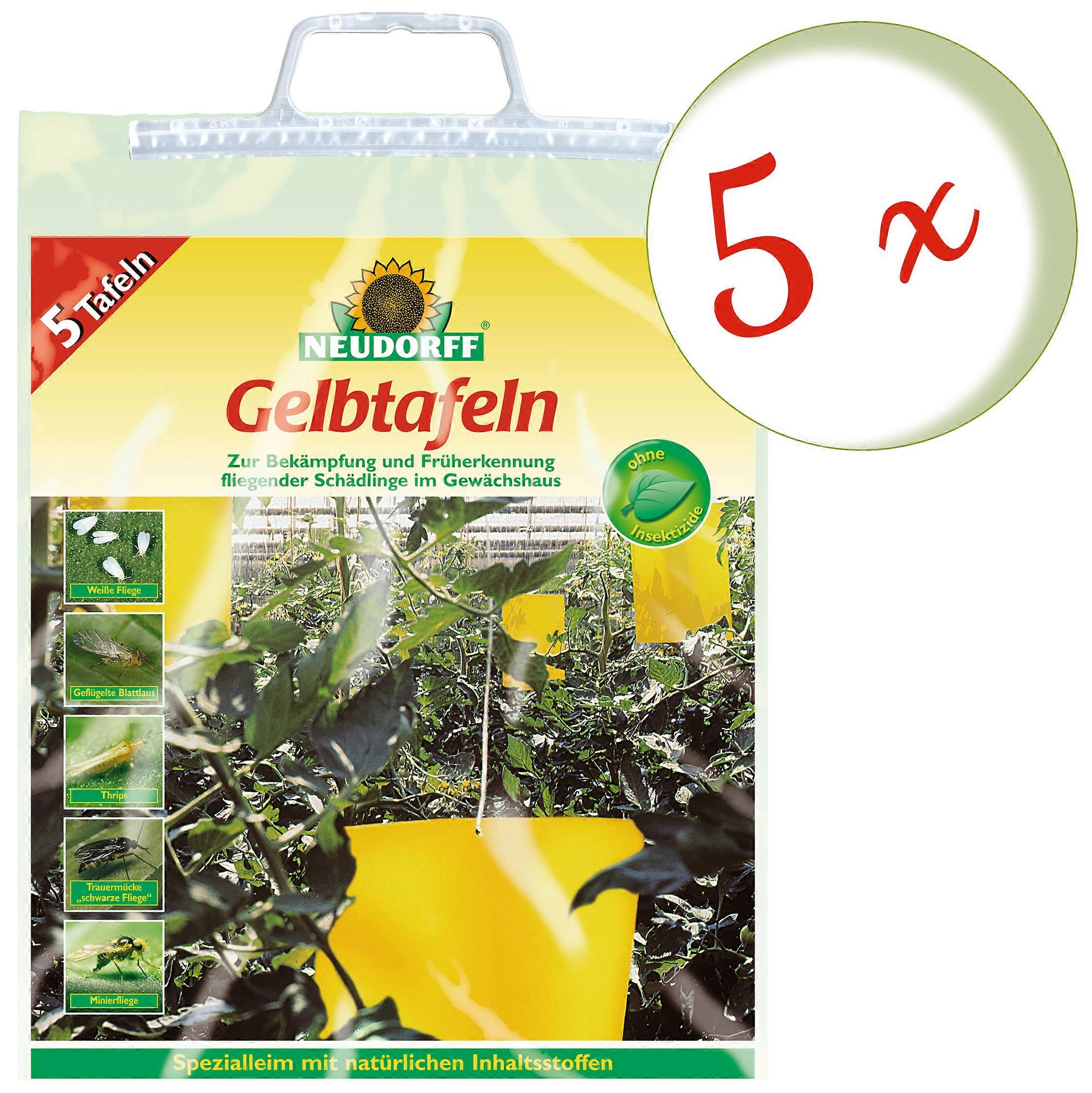 5 x NEUDORFF sarı panel (geniş format), 5 adet
