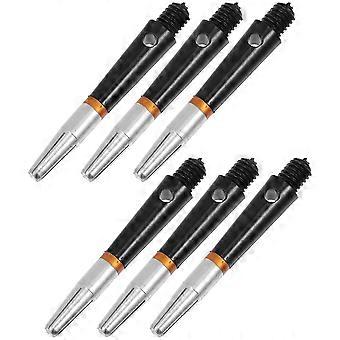 Flying Dart Accessory Toys Reusable Dart Shafts for Playing 6Pcs Nylon Aluminum