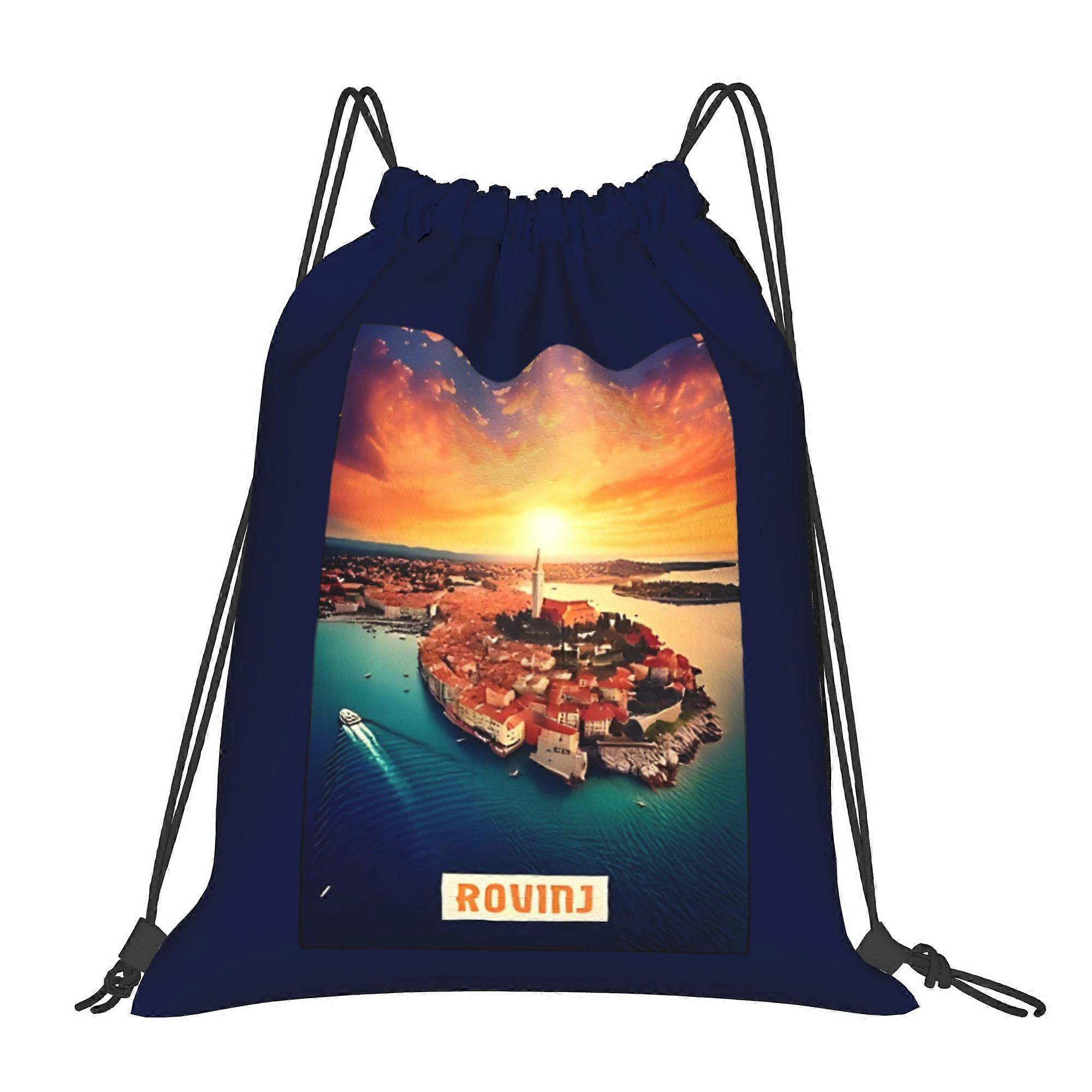 Rovinj Drawstring Bags-Pqasd