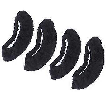 Sliding Skate Cover for Skate Protection Black 2Pair Elastic Plush