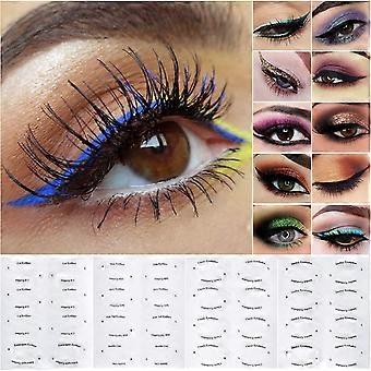 24pcs Eyeliner Stencils Kit Eye Makeup Template Stickers Non-woven Eye Liner Template Kaarten Eyeliner Shaping Tools