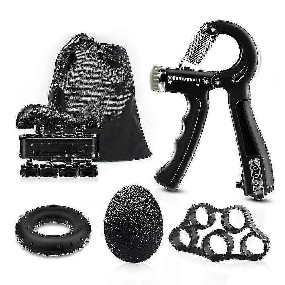 Counting compatible withearm Workout Kit 6 Pack Hand Grip Strengthener with Grip Ring