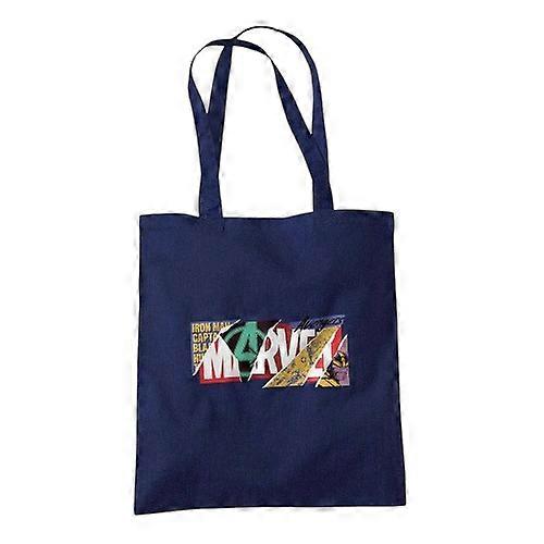 Marvel Scrapbook Logo Tote Bag