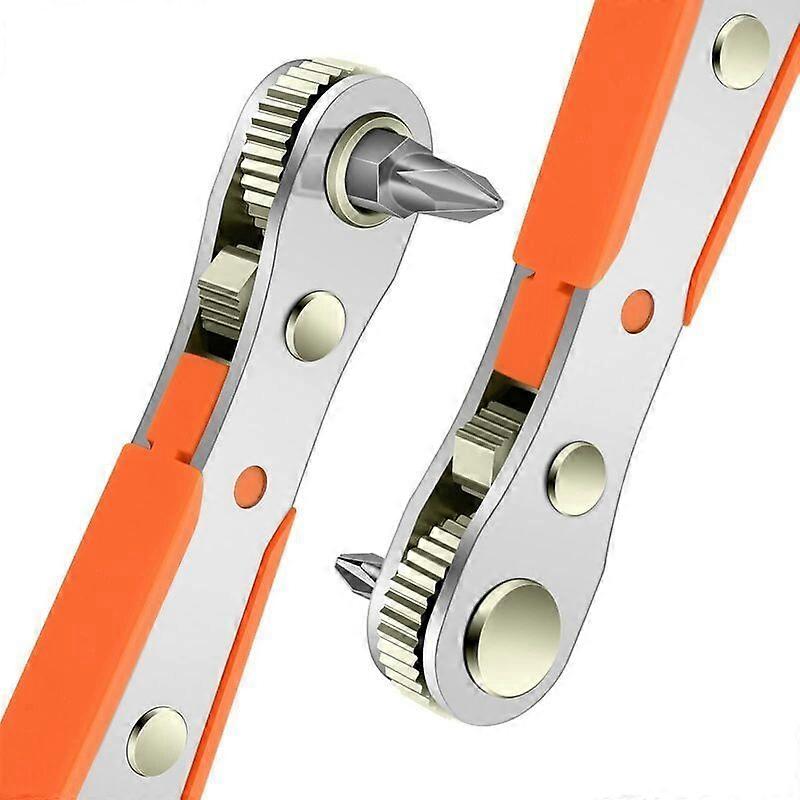 Mini Ratchet Wrench Right Angle Magnetic High Torque