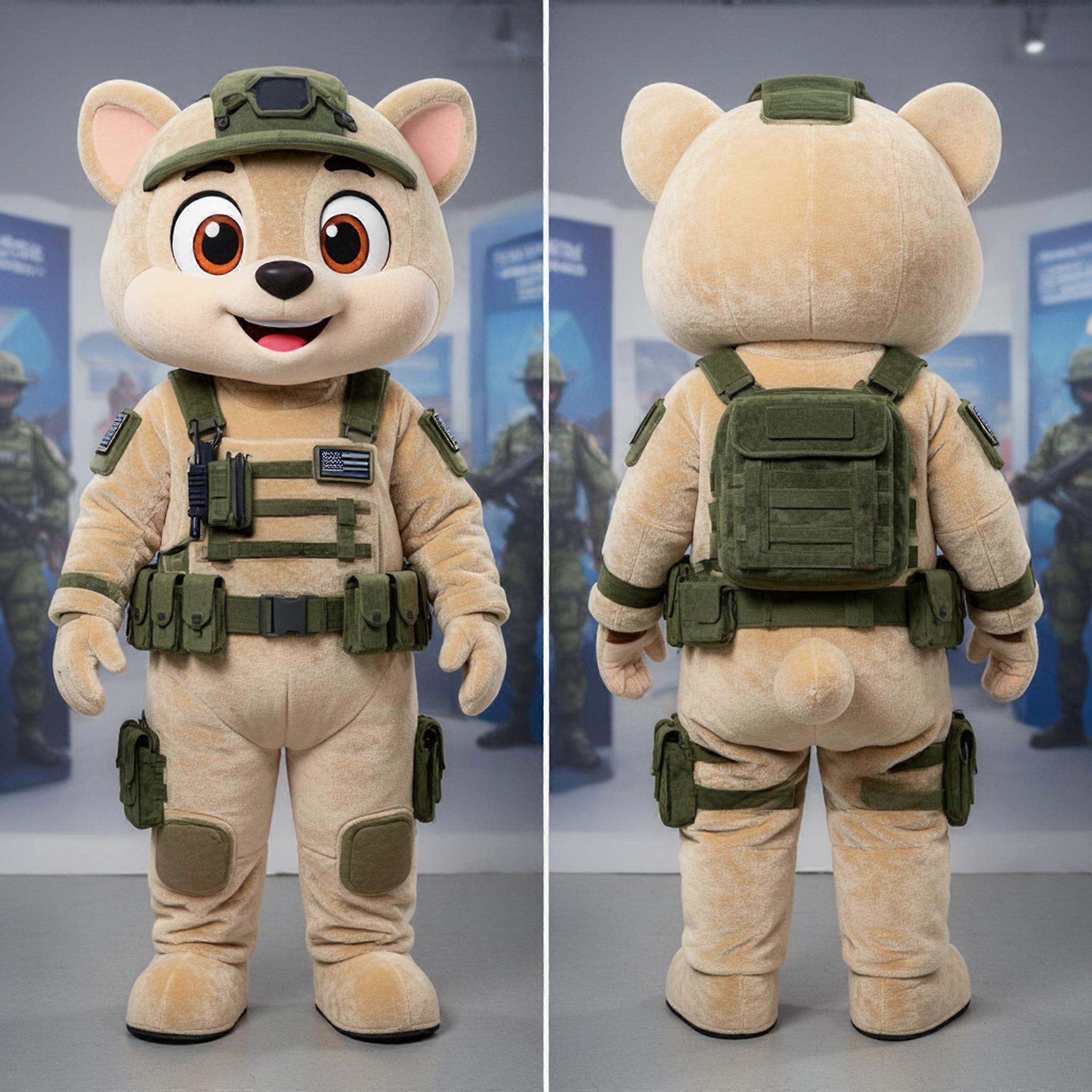 MASTICOT Beige Brave Para Commando Mascot