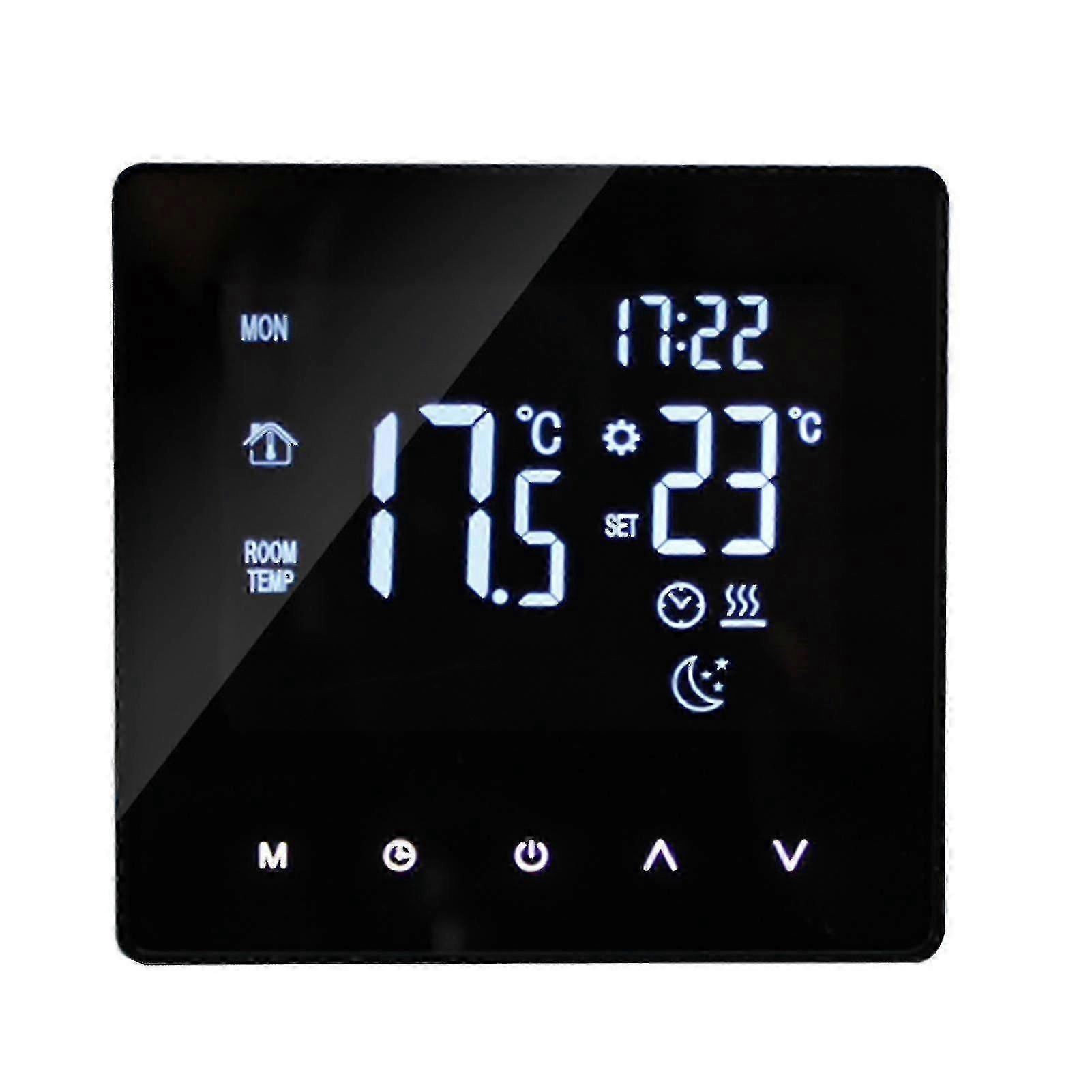 Programmable thermostat for underfloor heating with app control