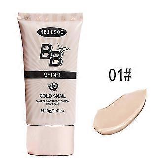 Crema BB Gold Snail - Protección SPF 9 en 1, control de sebo, cobertura natural_w