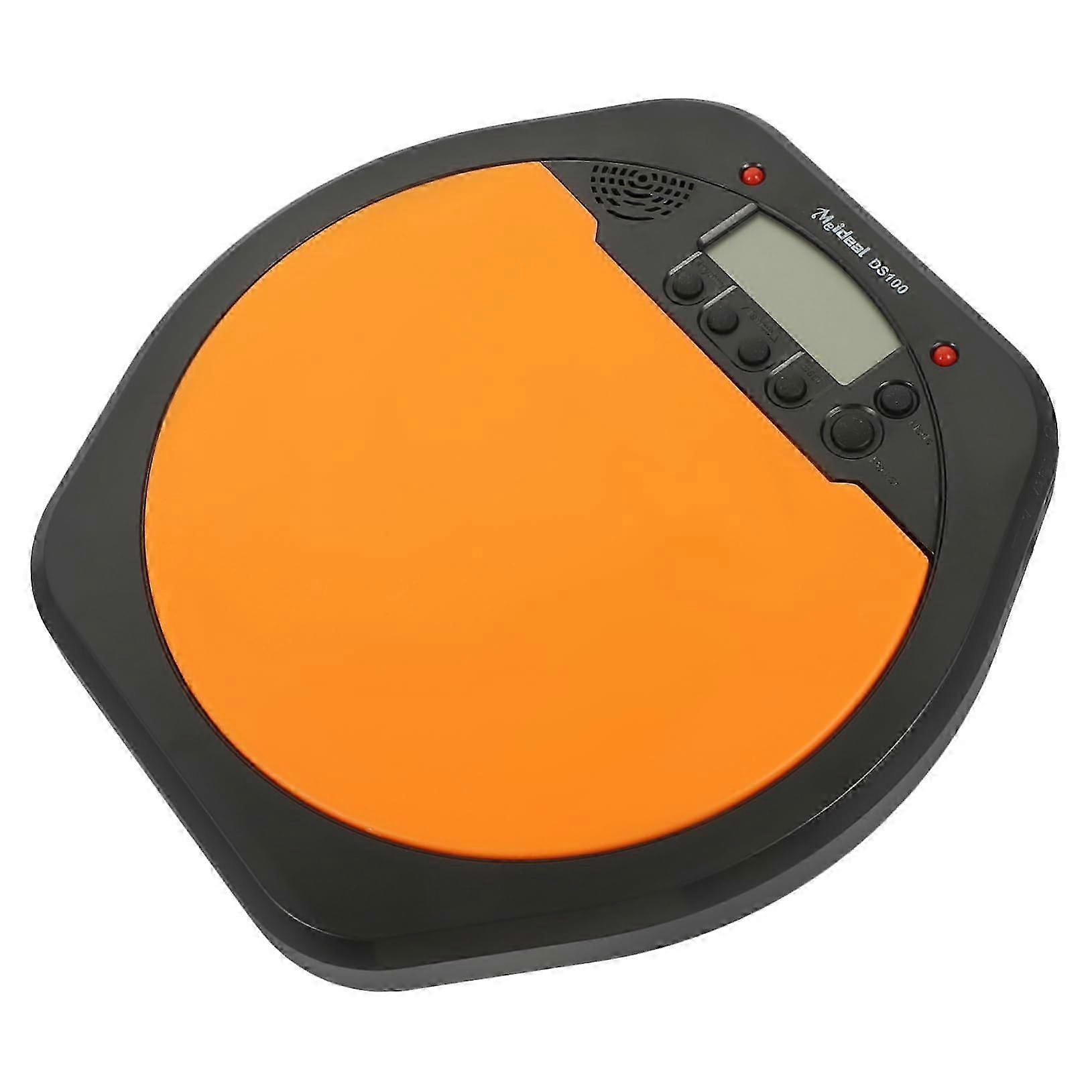 Electronic Drum Practice Pad with LCD Metronome, Dual Function Trainer for Beginners