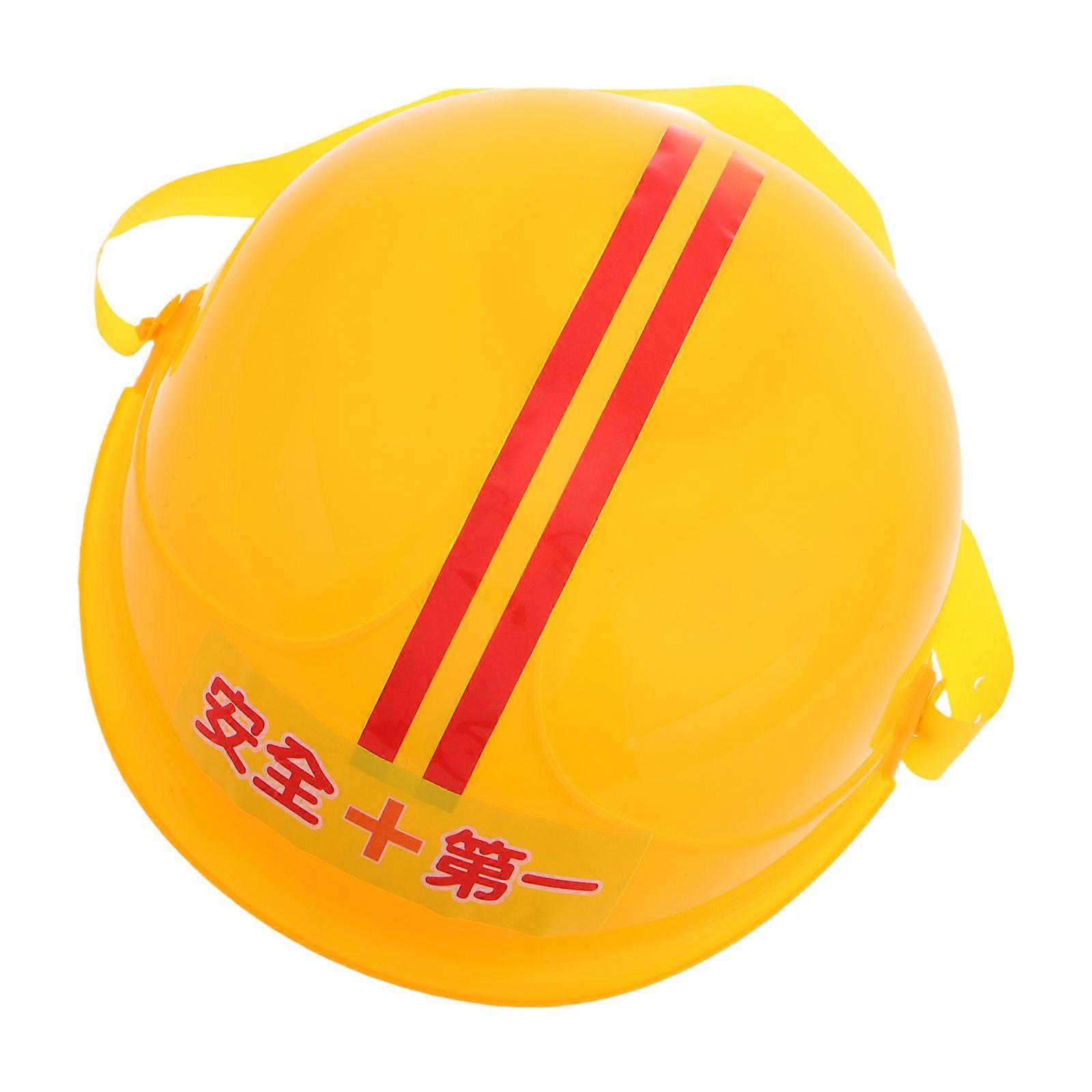5Pcs Yellow Kids Construction Worker Hat for Interactive Role Play Games