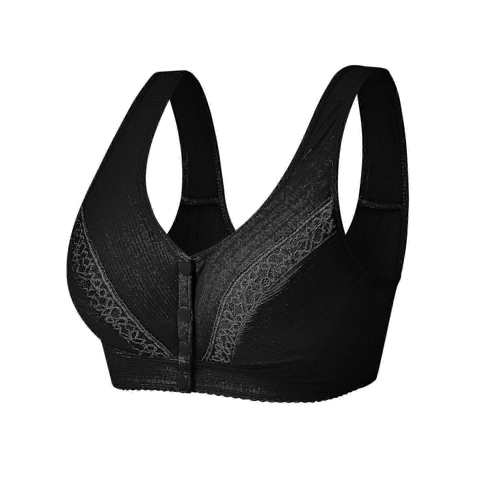 Ladies Soft Bra with Button Front