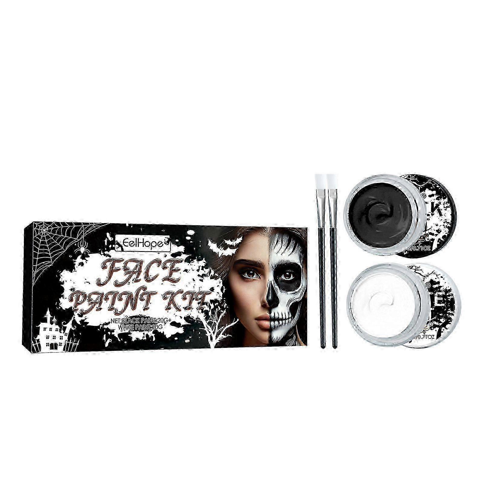 Black And White Face Paint Set