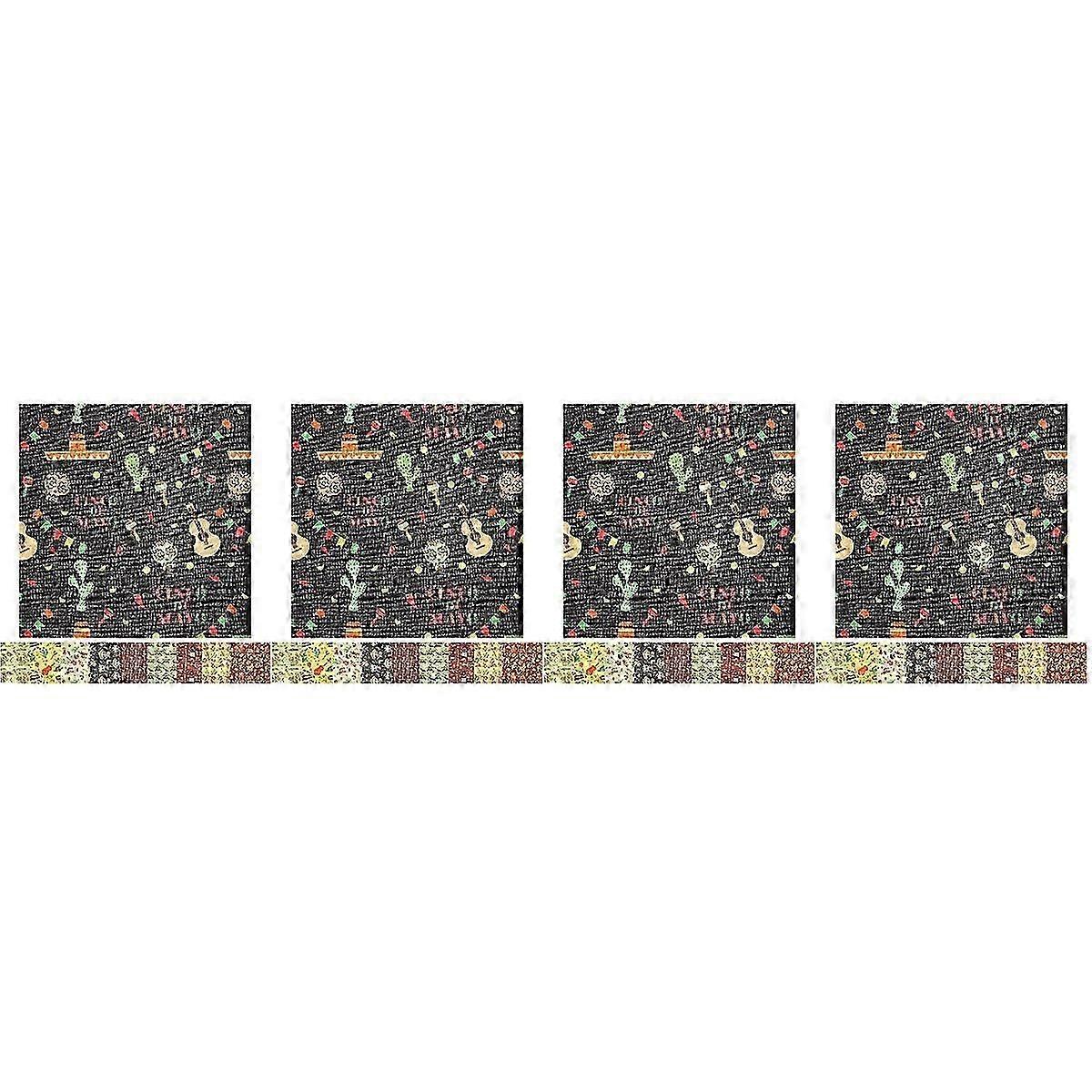 Patchwork Cotton Fabric for Halloween DIY Cloth 40 Sheets Assorted Colors