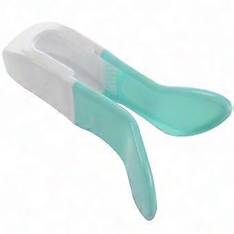 Hip Trainer Pelvic Floor Muscle Inner Thigh Exerciser for Women - Butt & Thigh Toner Fitness Equipment (Blue+White)