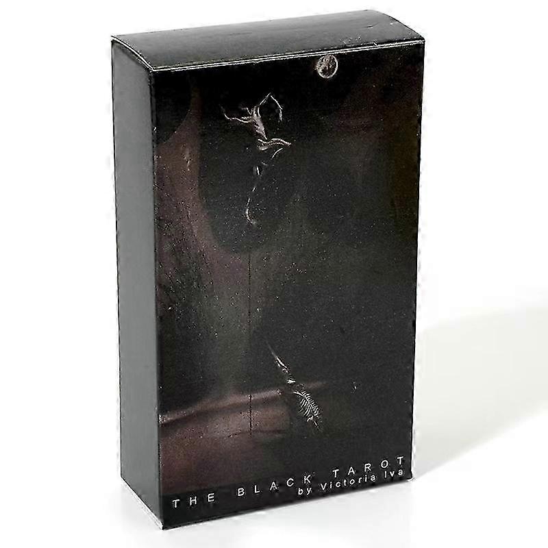 Black Tarot Cards 10.3x6cm Copperplate Set
