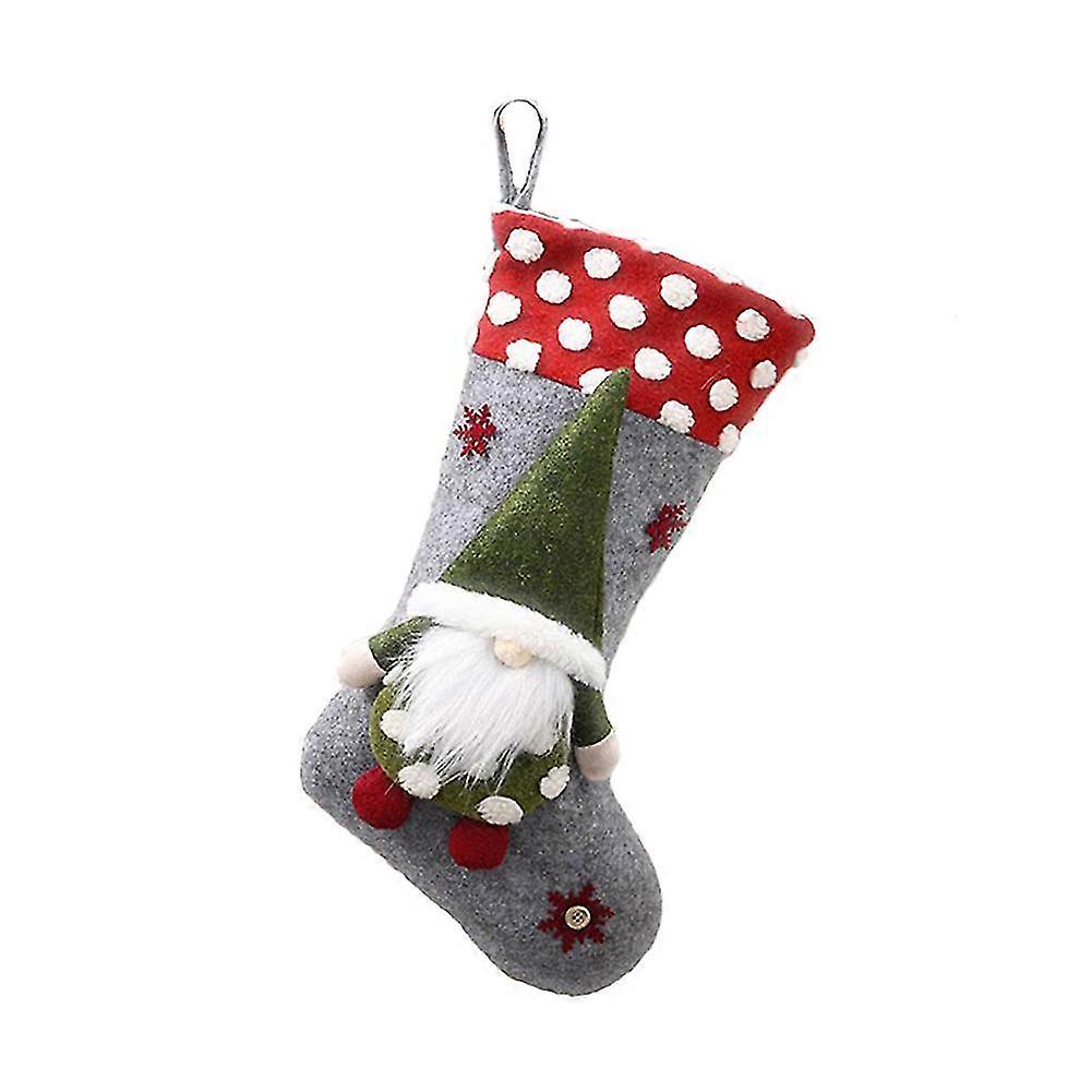 Xmas Tree Hanging Stocking 47cm