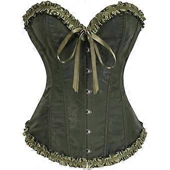 KUOSE Damen Vollbrust Corsage Bauchweg Korsage Top Übergrößen Schwarz aqt