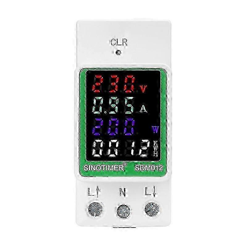 New Sinotimer Din Rail Ac Digital Display Current Voltage Power Electricity Multi-function Tester