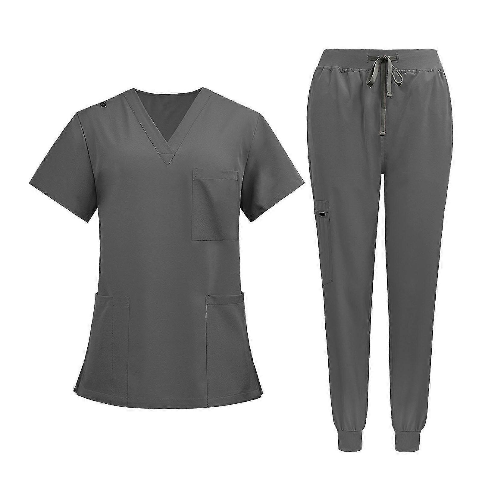 Breathable Polyester Nursing Scrubs Set