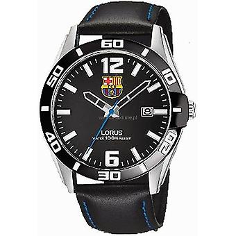 R.lorus f.c.b. Quartz Analog Man Watch with RH935DX9 Synthetic Leather Bracelet