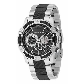 Mkors Chrono kvartsi analoginen mies katsella MK8079 ruostumaton teräs ranne koru