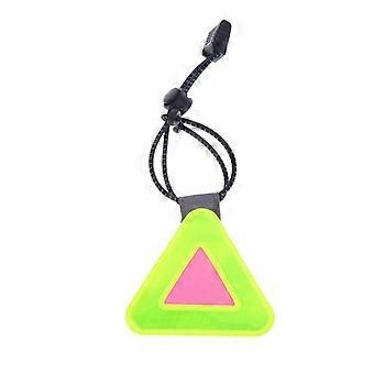 Bike Triangle Reflective Signs Safety Warning Pendant Night Riding Reflective Patch Portable Multi Functional Reflective Label