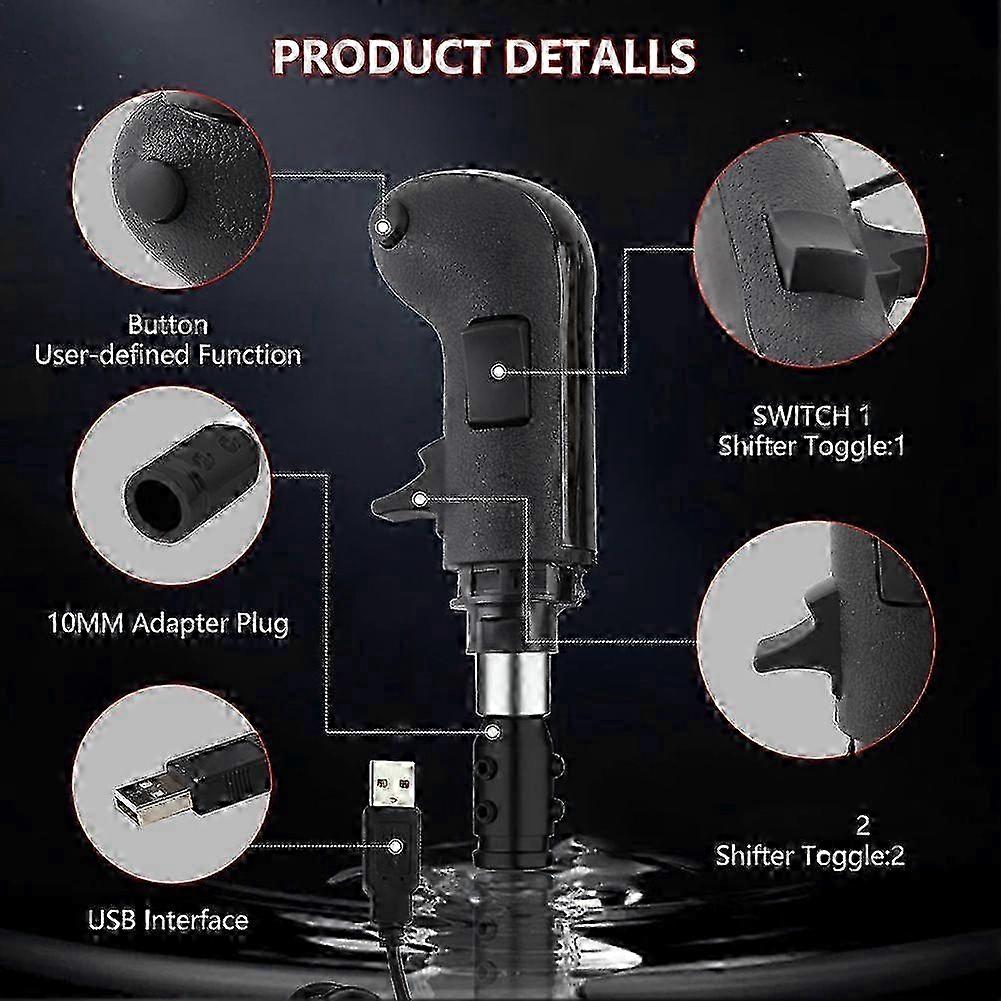 PC USB High Low Shifter Knob