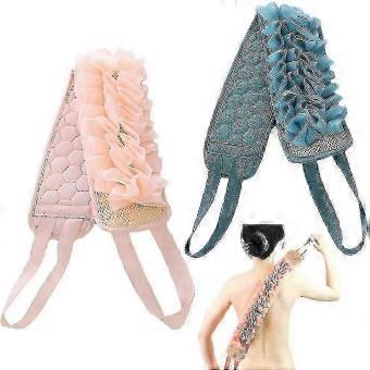 Exfoliating Shower Belt, 2 Pieces Bath Exfoliating Towel, Back Scrubber Shower, Exfoliating Shower (ShiKai)
