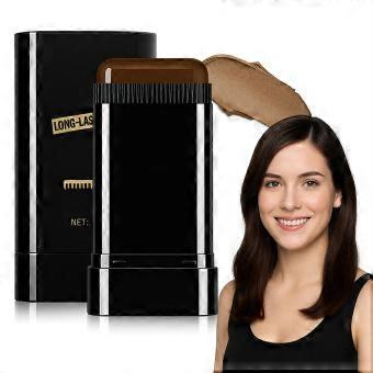 2 in 1 Hair Dye Comb and Waterproof Root Touch Up Stick for Fast Gray Coverage, Dark Brown 2PCS