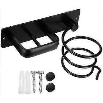 Slim Aluminium Wall Mount Hair Dryer Holder