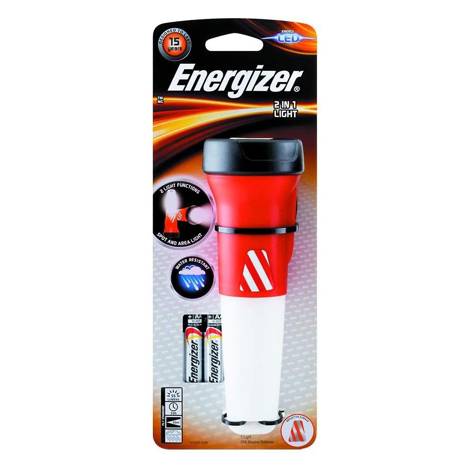 Energizer Full LED Lantern Torch + 2 AA Batteries