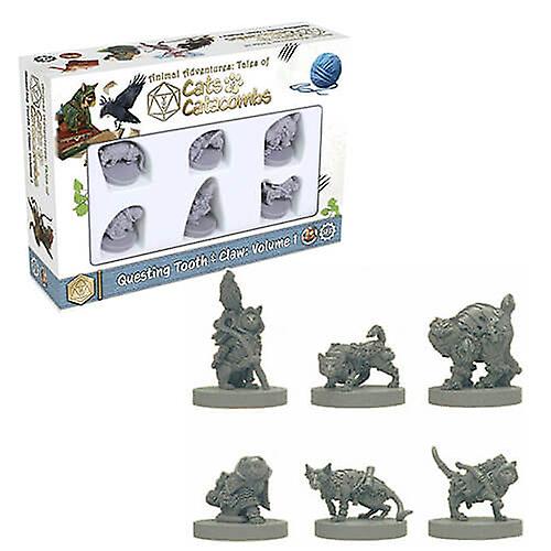 VOLUME 1 Steamforged Games Cats and Catacombs Questing Tooth and Claw Miniatures