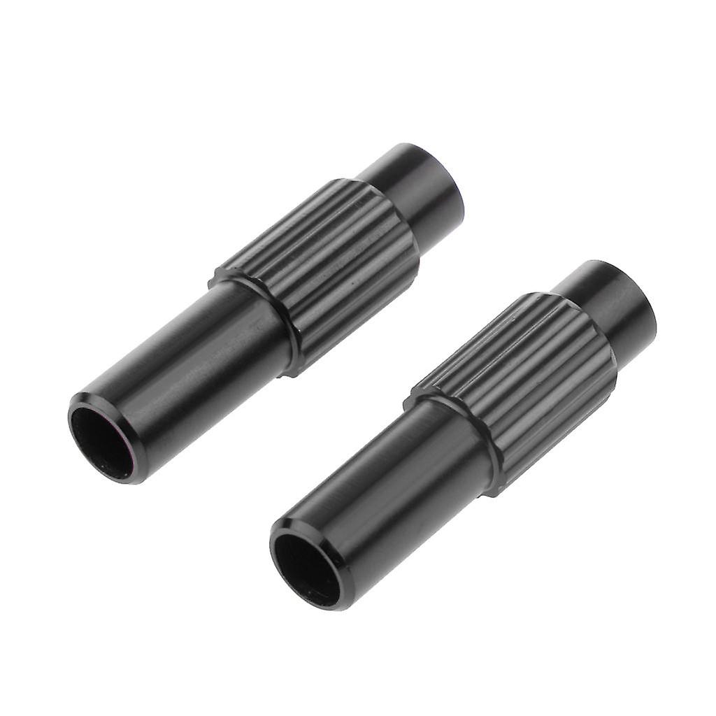 2pcs Bike Derailleur Fine Micro Adjustment Screw Bolt 4mm 4.5m - Black