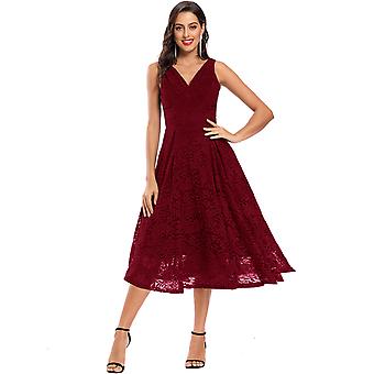 Kaxidy Women's Sleeveless Lace Floral Elegant Cocktail Dress For Party  Wedding | Fruugo NZ