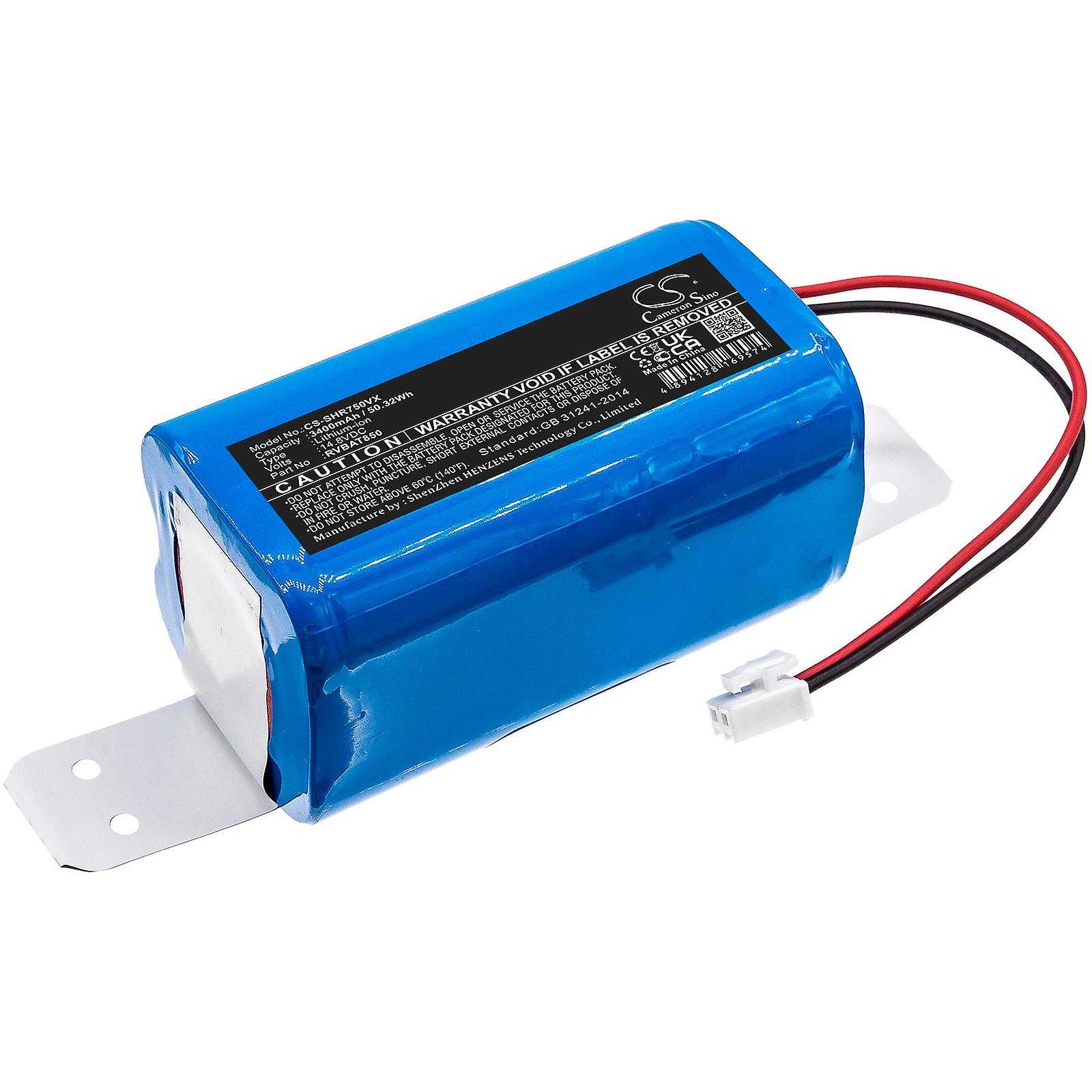 Shark AI Robot PRO RV725_N RV761 RV1000 RV2001WD RVBAT850 3400mAh için Pil