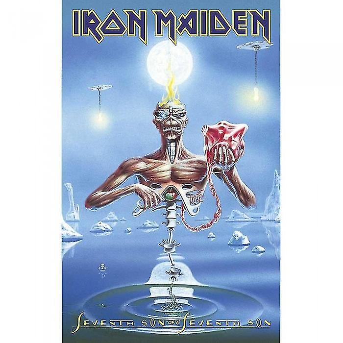 Iron Maiden Seventh Son Textile Poster