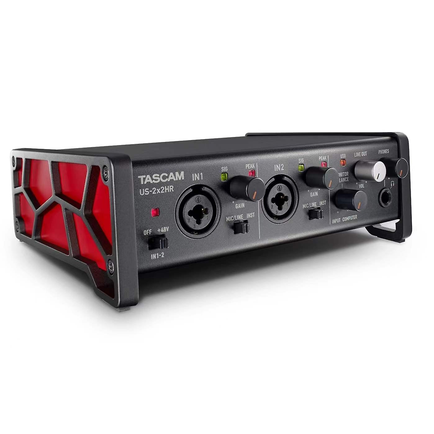 Tascam Us-2x2 Hr Us-2x2hr High Resolution Multi-functional Usb Audio Interface 2 In/2 Out Midi Interface Ios Sound Card