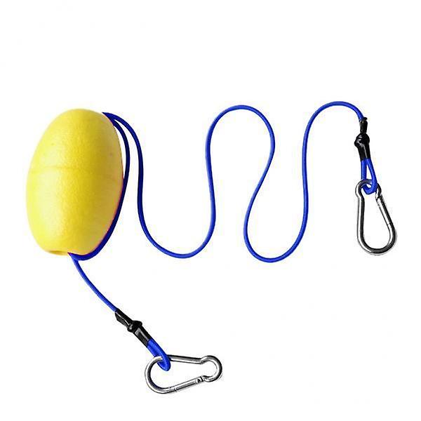 2xKayak Tow Throw Line Floating Accessory Leash Yellow + Blue