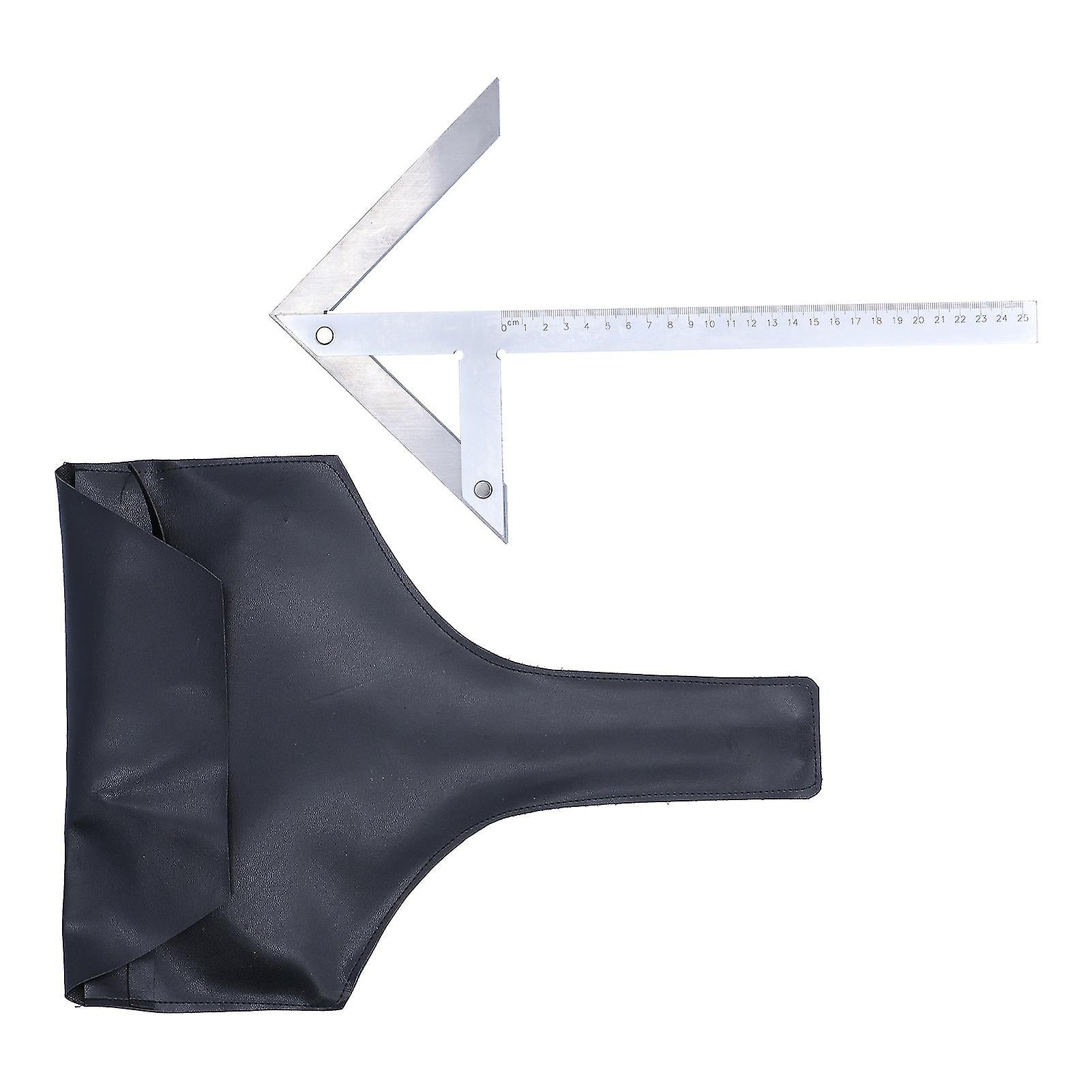 Center Gauge Ruler Stainless Steel High Accuracy Center Angle Finder For Hardware Processing Angle Marking