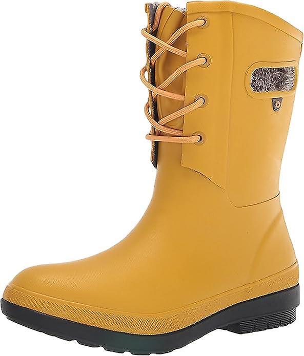 BOGS Women's Amanda II lace Snow Boot, Saffron, 6 UK