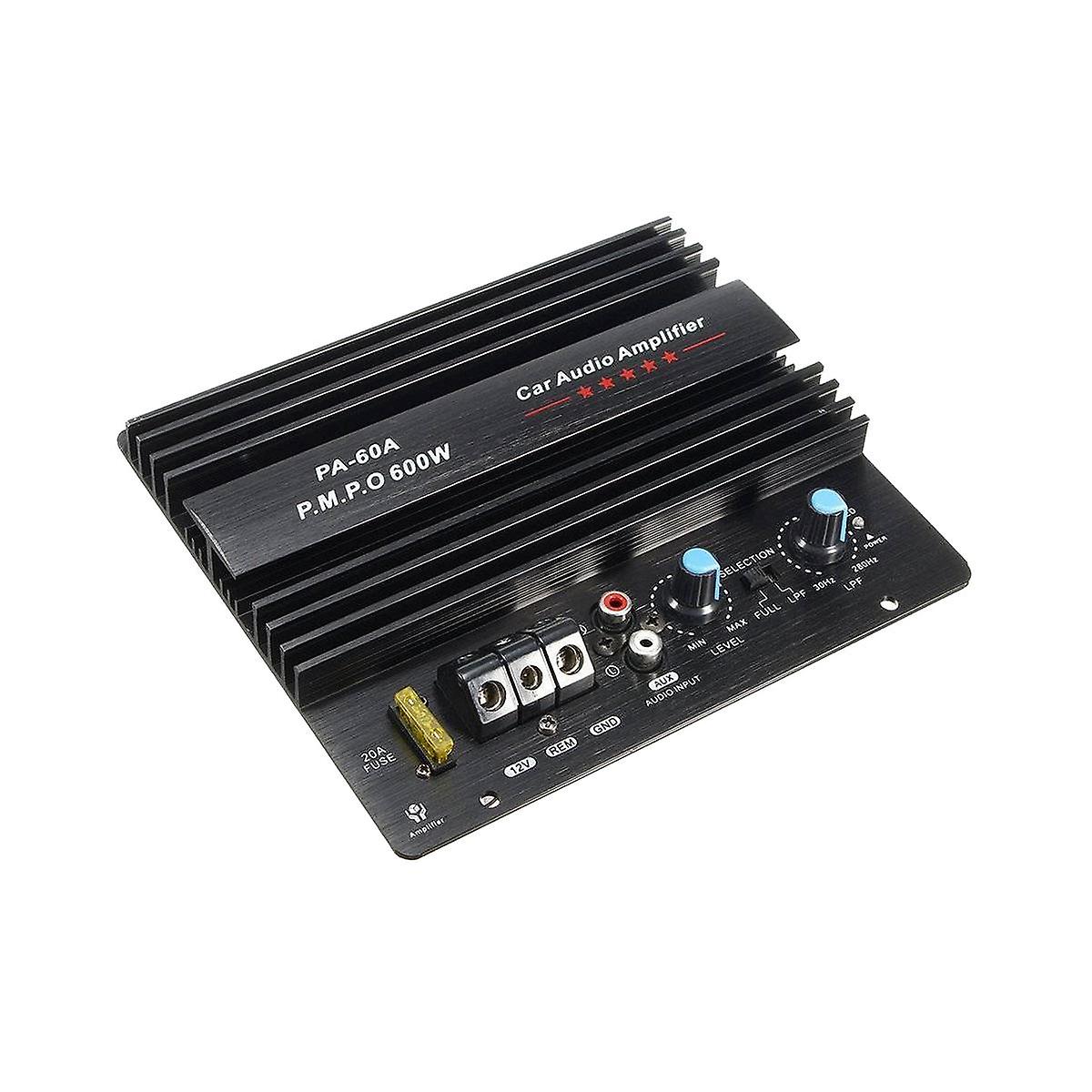 12V 600W Car Audio Power Amplifier Boord Lossless Subwoofer Bass Module High Power Car Audio Access